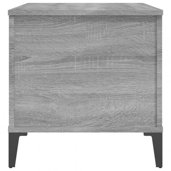 Table basse Sonoma gris 90x44,5x45 cm Bois d'ingénierie