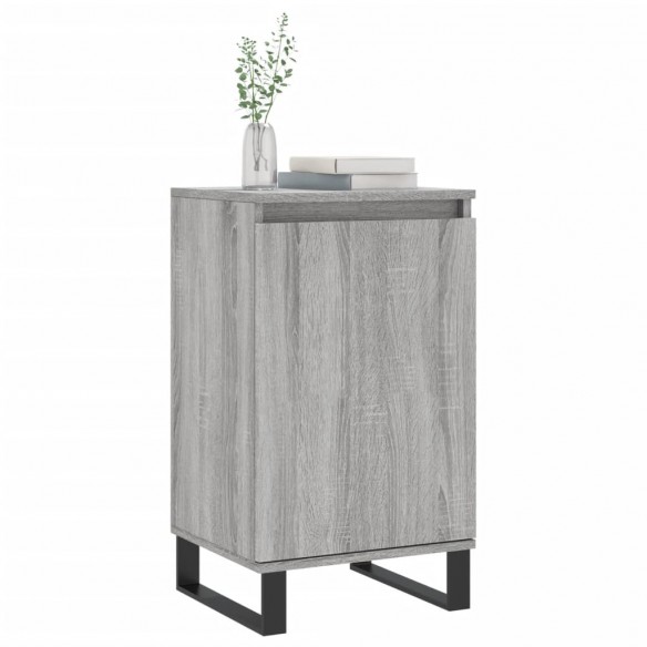 Buffet sonoma gris 40x35x70 cm bois d'ingénierie