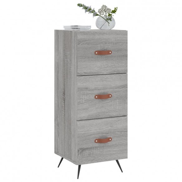 Buffet Sonoma gris 34,5x34x90 cm Bois d'ingénierie