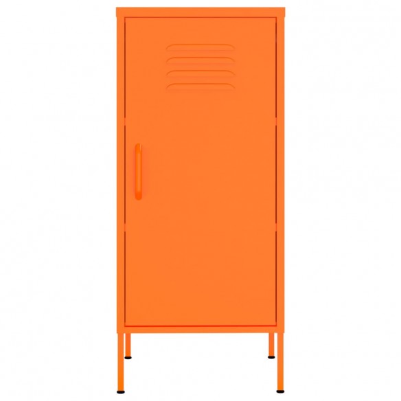 Armoire de rangement Orange 42,5x35x101,5 cm Acier