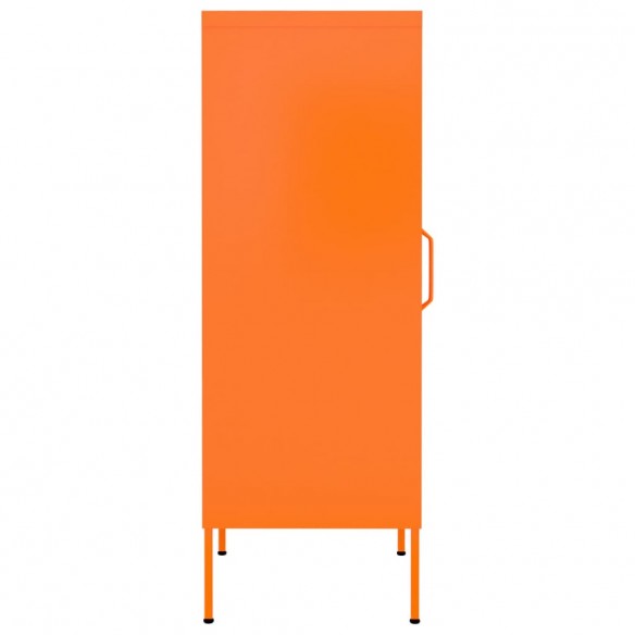 Armoire de rangement Orange 42,5x35x101,5 cm Acier