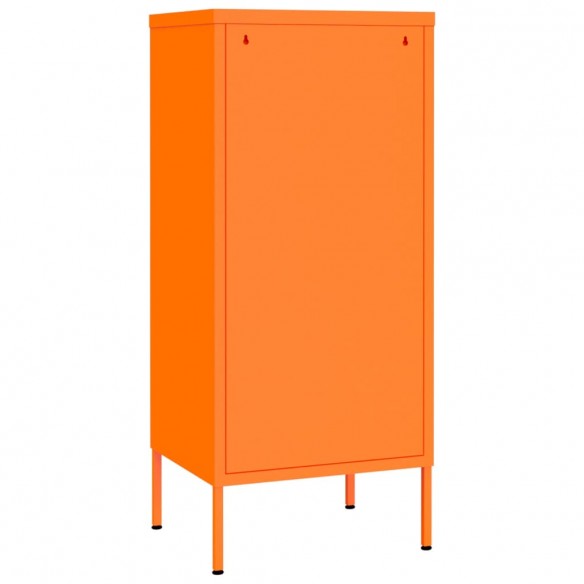 Armoire de rangement Orange 42,5x35x101,5 cm Acier