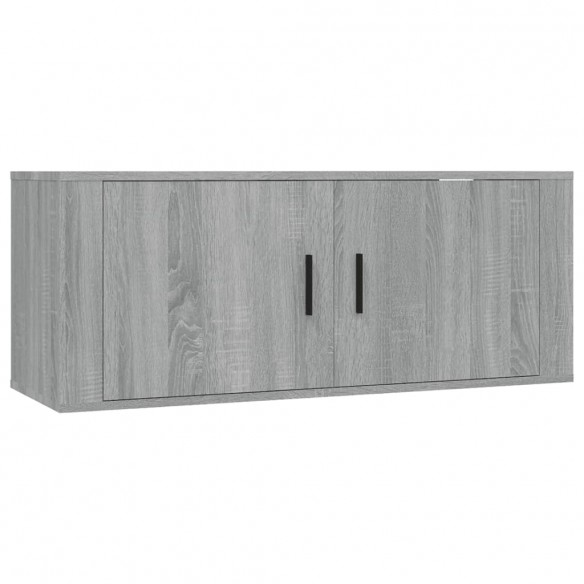 Ensemble de meubles TV 4 pcs Sonoma gris Bois d'ingénierie