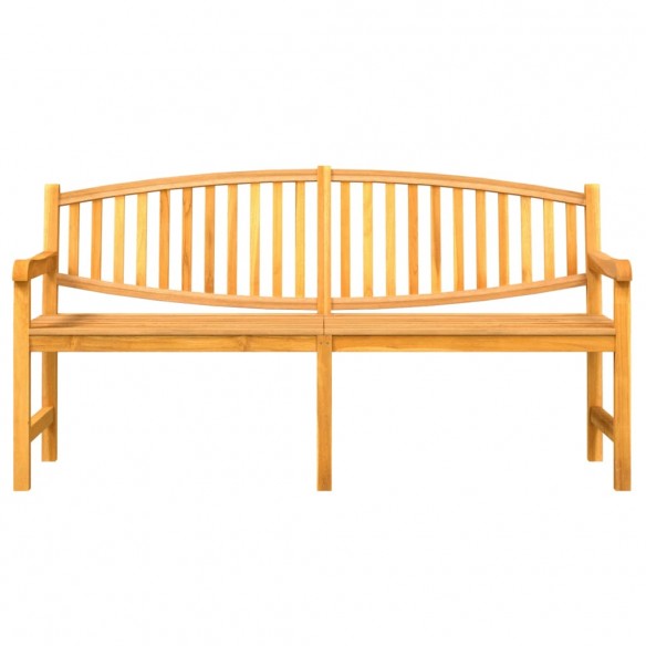 Banc de jardin 179,5x60x90 cm bois de teck solide