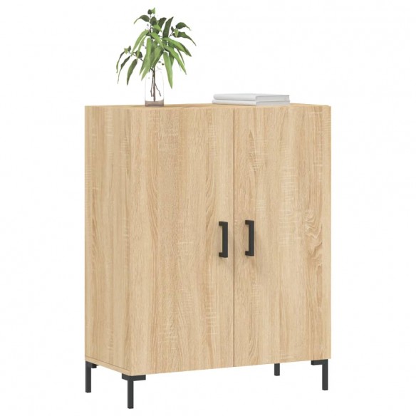 Buffet chêne sonoma 69,5x34x90 cm bois d'ingénierie