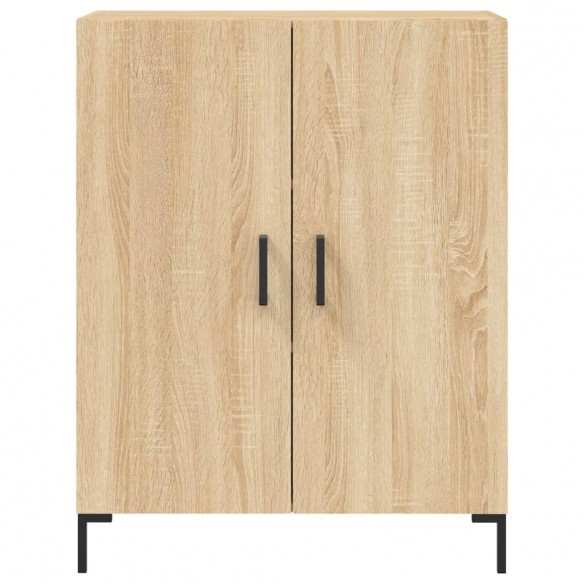 Buffet chêne sonoma 69,5x34x90 cm bois d'ingénierie