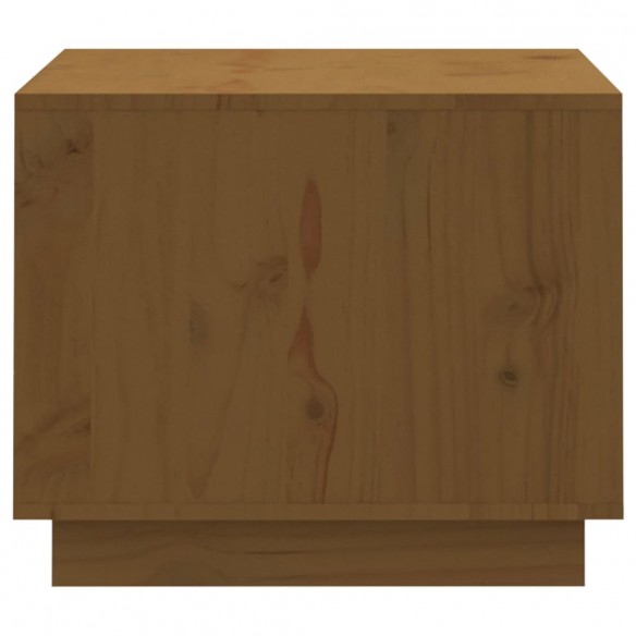 Table basse Marron miel 120x50x40,5 cm Bois massif de pin