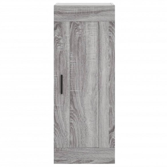 Buffet haut Sonoma gris 34,5x34x180 cm Bois d'ingénierie