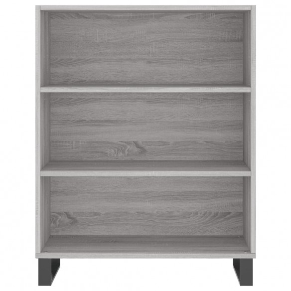 Buffet haut Sonoma gris 69,5x34x180 cm Bois d'ingénierie