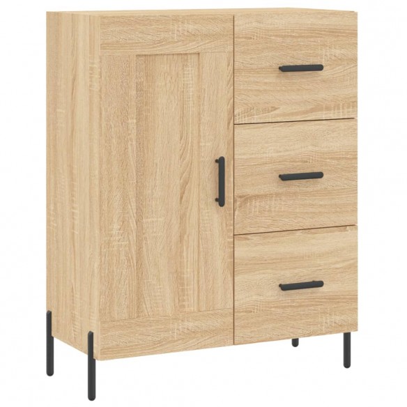 Buffet haut Chêne sonoma 69,5x34x180 cm Bois d'ingénierie