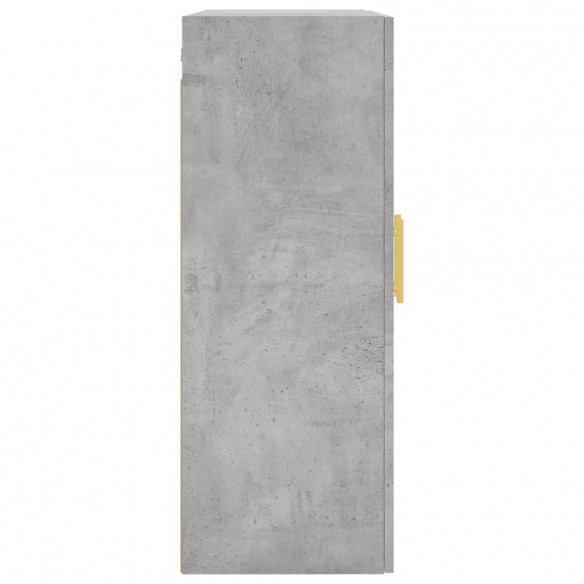 Armoires murales 2 pcs gris béton 69,5x34x90 cm