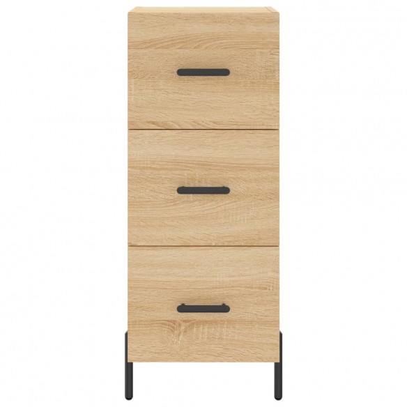 Buffet haut Chêne sonoma 34,5x34x180 cm Bois d'ingénierie