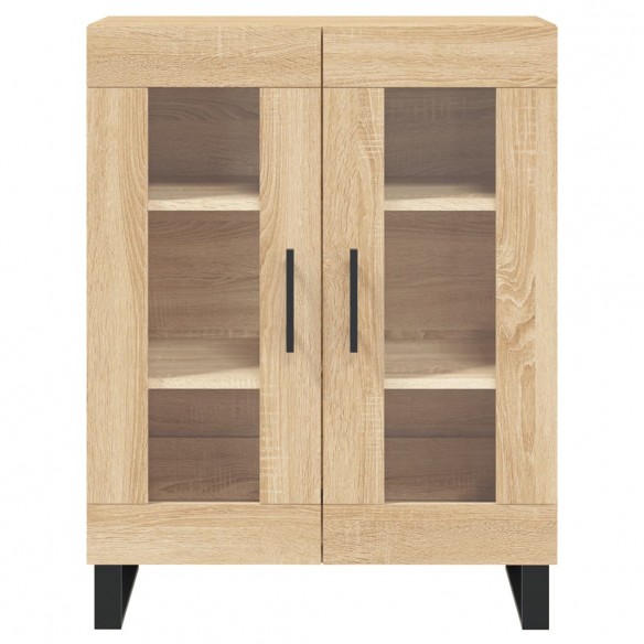 Buffet haut Chêne sonoma 69,5x34x180 cm Bois d'ingénierie