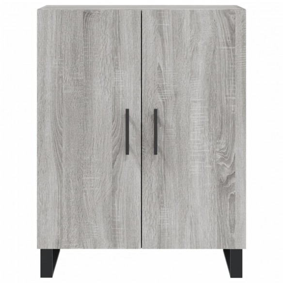 Buffet haut Sonoma gris 69,5x34x180 cm Bois d'ingénierie