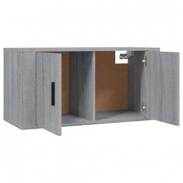 Ensemble de meubles TV 2 pcs Sonoma gris Bois d'ingénierie