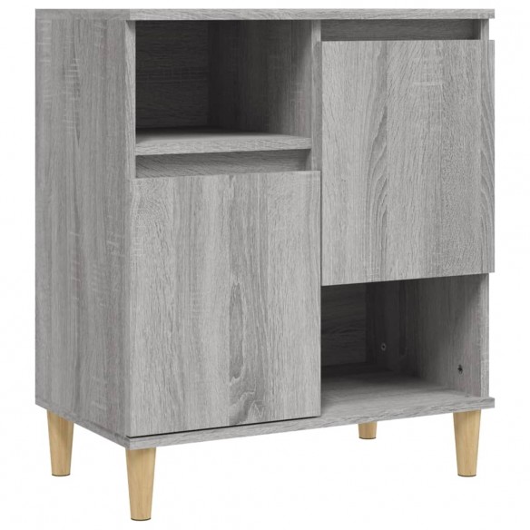 Buffets 2 pcs sonoma gris 60x35x70 cm bois d'ingénierie