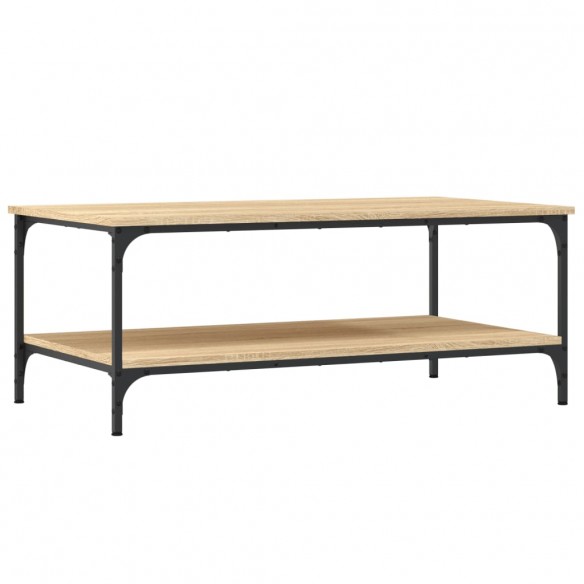 Table basse chêne sonoma 100x55x40 cm bois d'ingénierie