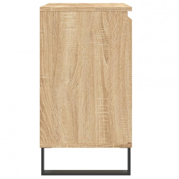 Armoire de bain chêne sonoma 58x33x60 cm bois d'ingénierie