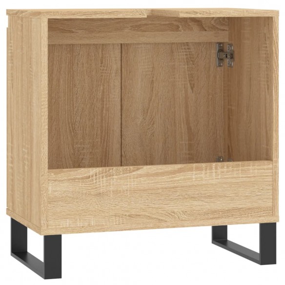 Armoire de bain chêne sonoma 58x33x60 cm bois d'ingénierie