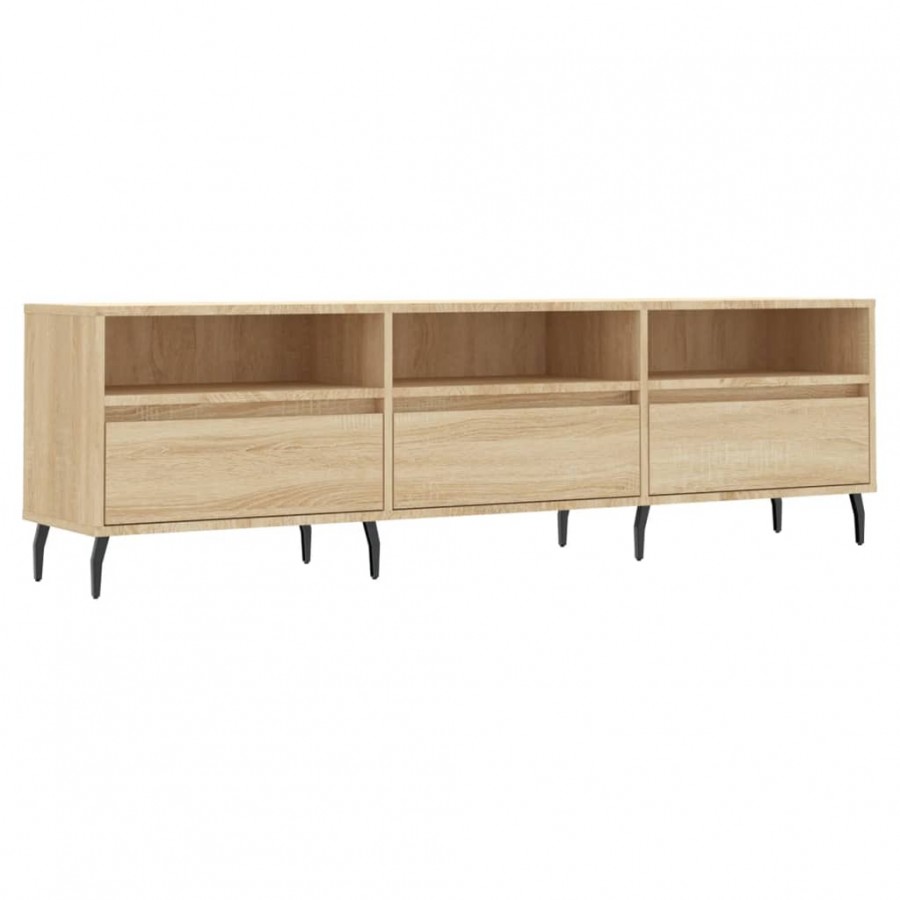 Meuble TV chêne sonoma 150x30x44,5 cm bois d'ingénierie Meuble TV chêne sonoma 150x30x44,5 cm bois d'ingénierie