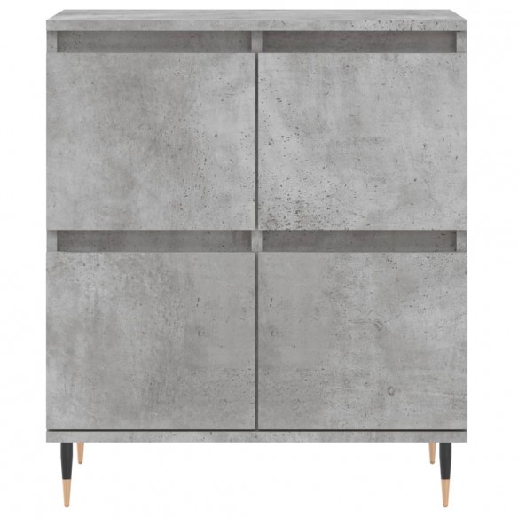 Buffet Gris béton 60x35x70 cm Bois d'ingénierie