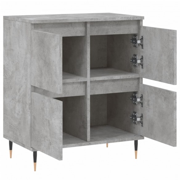 Buffet Gris béton 60x35x70 cm Bois d'ingénierie