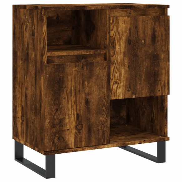 Buffet Chêne fumé 60x35x70 cm Bois d'ingénierie