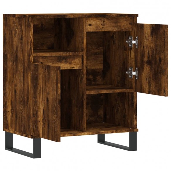 Buffet Chêne fumé 60x35x70 cm Bois d'ingénierie