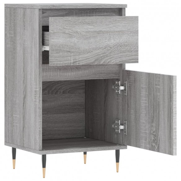 Buffets 2 pcs sonoma gris 40x35x70 cm bois d'ingénierie