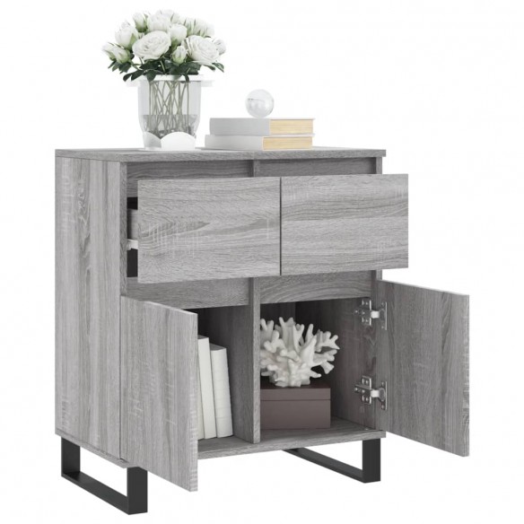 Buffet Sonoma gris 60x35x70 cm Bois d'ingénierie