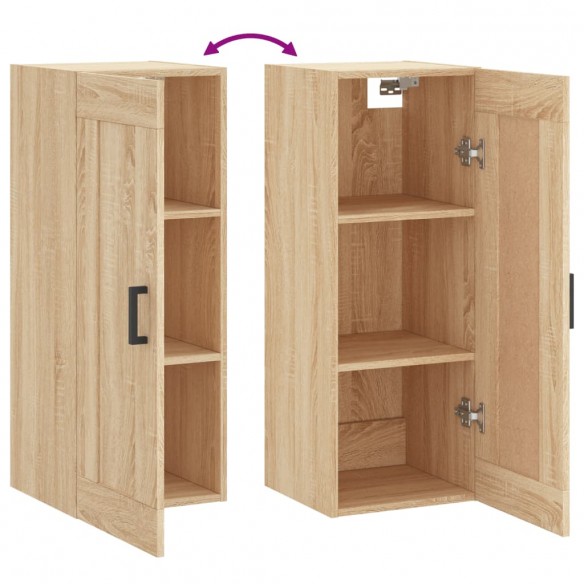 Armoire murale chêne sonoma 34,5x34x90 cm bois d'ingénierie