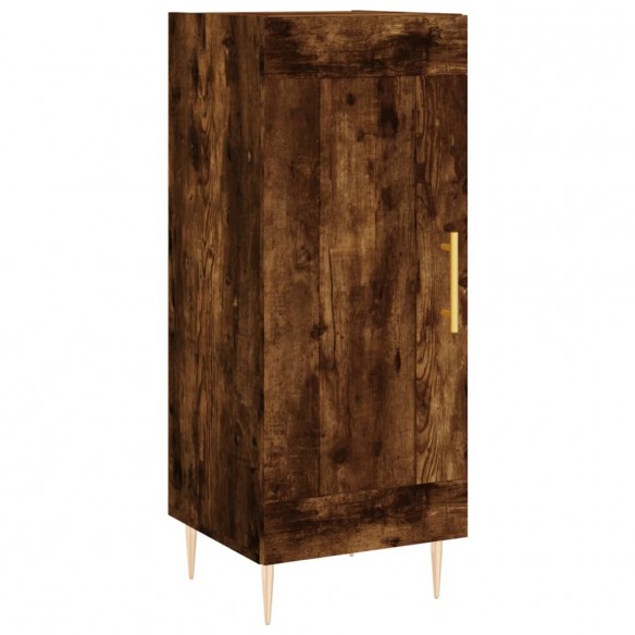 Buffet Chêne fumé 34,5x34x90 cm Bois d'ingénierie