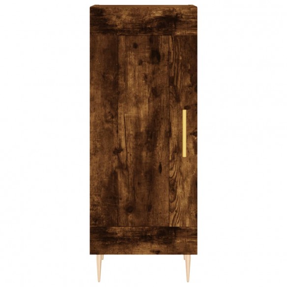 Buffet Chêne fumé 34,5x34x90 cm Bois d'ingénierie