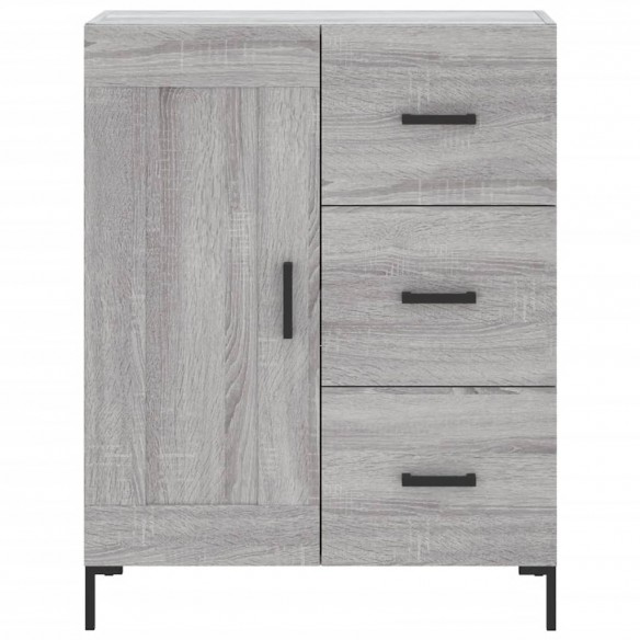 Buffet sonoma gris 69,5x34x90 cm bois d'ingénierie