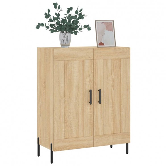 Buffet chêne sonoma 69,5x34x90 cm bois d'ingénierie