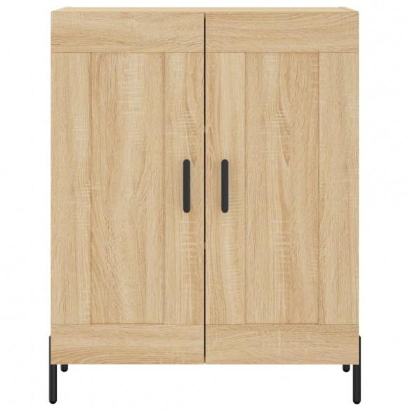 Buffet chêne sonoma 69,5x34x90 cm bois d'ingénierie