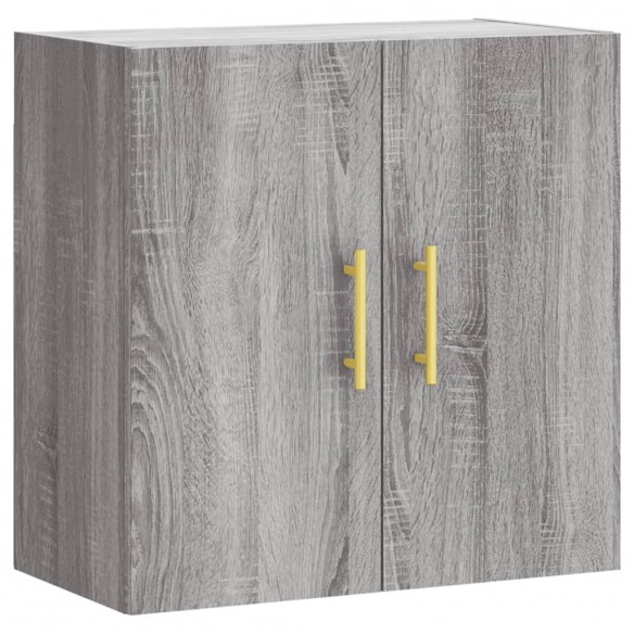 Armoire murale sonoma gris 60x31x60 cm bois d'ingénierie