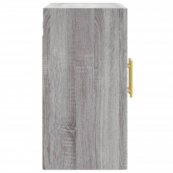 Armoire murale sonoma gris 60x31x60 cm bois d'ingénierie