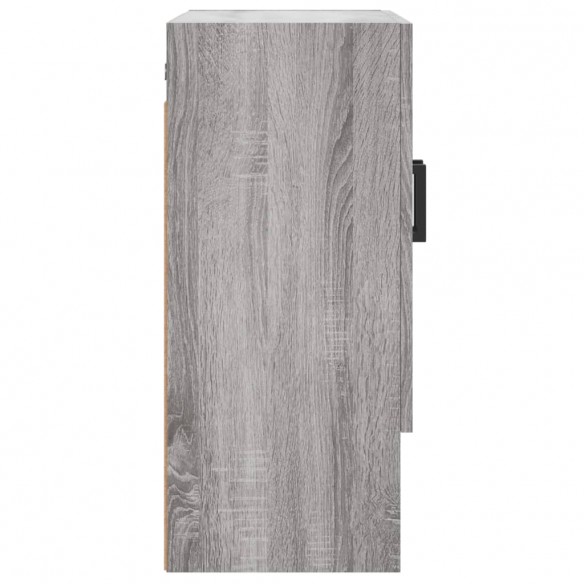 Armoire murale sonoma gris 60x31x70 cm bois d'ingénierie