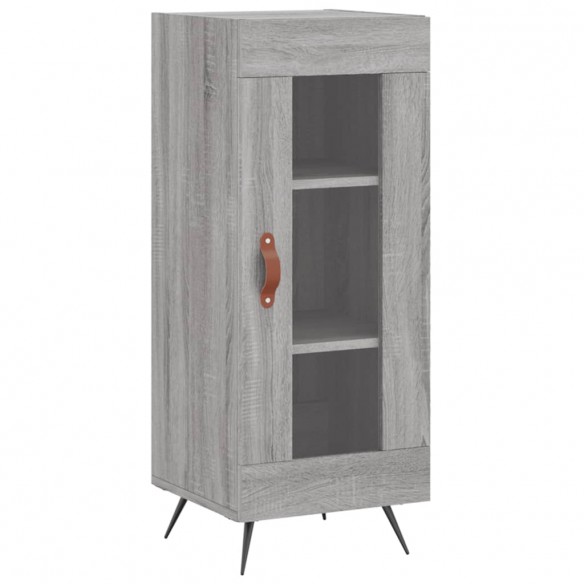 Buffet Sonoma gris 34,5x34x90 cm Bois d'ingénierie