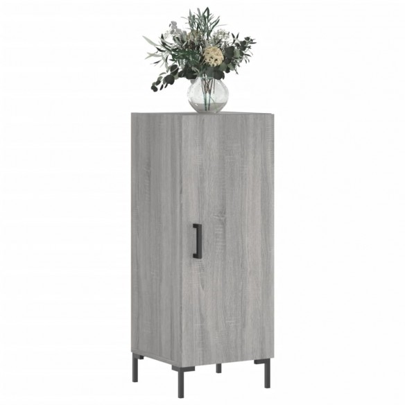 Buffet Sonoma gris 34,5x34x90 cm Bois d'ingénierie