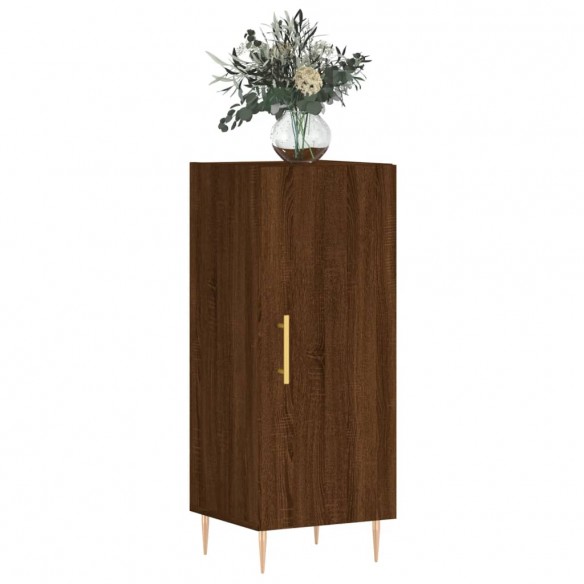 Buffet Chêne marron 34,5x34x90 cm Bois d'ingénierie