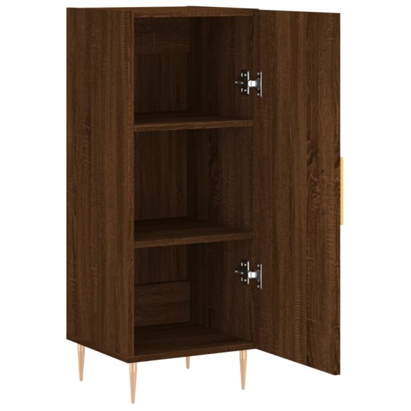 Buffet Chêne marron 34,5x34x90 cm Bois d'ingénierie