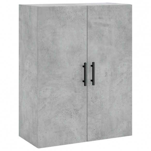 Armoire murale gris béton 69,5x34x90 cm