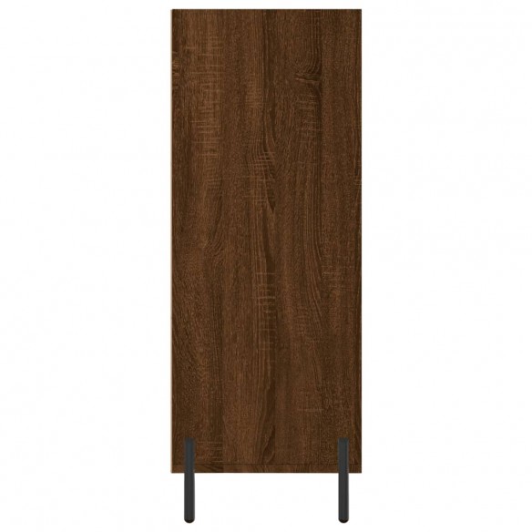 Armoire à étagères chêne marron 69,5x32,5x90 cm bois ingénierie