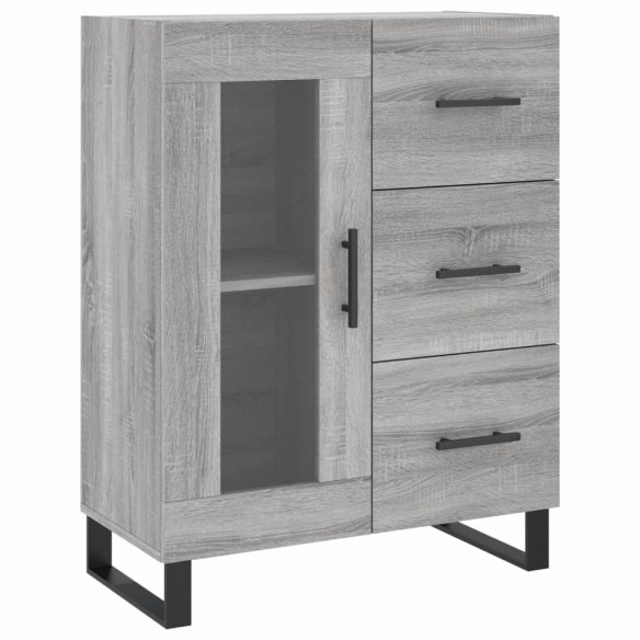 Buffet sonoma gris 69,5x34x90 cm bois d'ingénierie