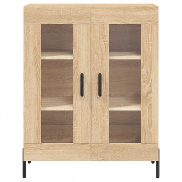 Buffet chêne sonoma 69,5x34x90 cm bois d'ingénierie