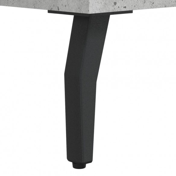 Tables de chevet 2pcs gris béton 40x35x47,5cm bois d’ingénierie