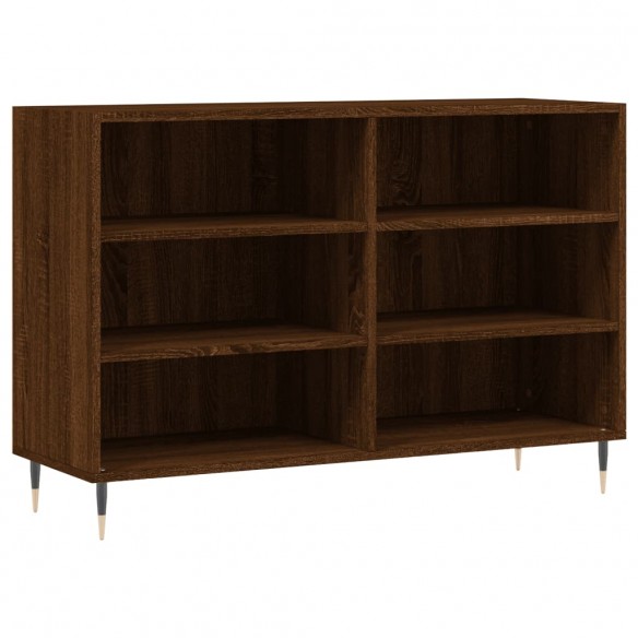 Buffet chêne marron 103,5x35x70 cm bois d'ingénierie