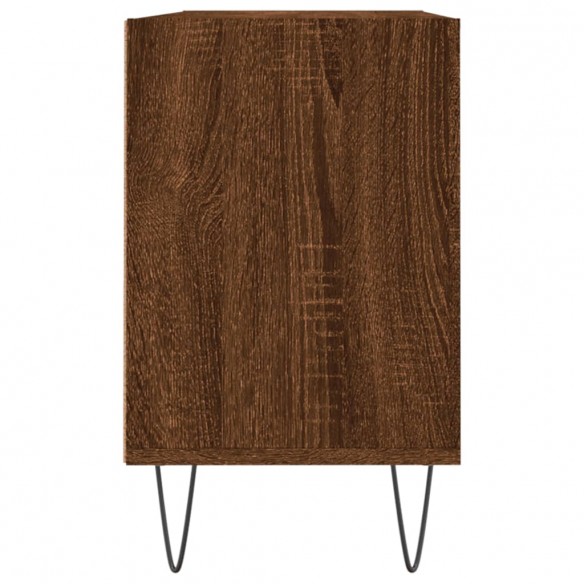 Meuble TV chêne marron 103,5x30x50 cm bois d'ingénierie